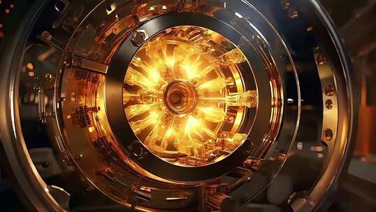 可控核聚变高科技装置能源反应堆人造太阳