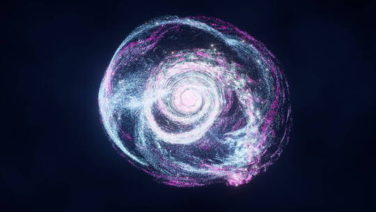 梦幻粒子星云3D渲染视频素材模板下载