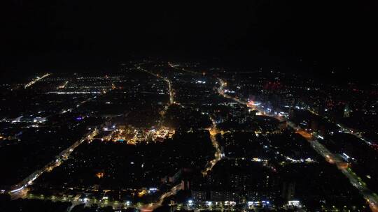 高空城市夜景上升1