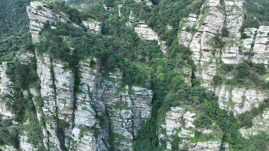 庐山风景区山峰岩石航拍山脉山丘山岭山陵