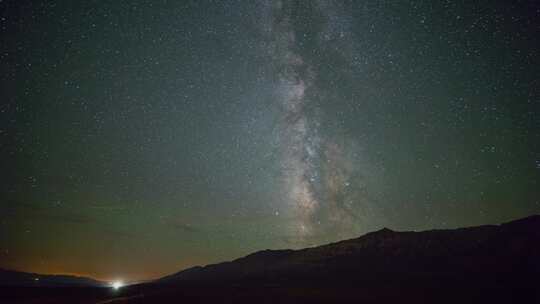 美丽的夜空时光流逝