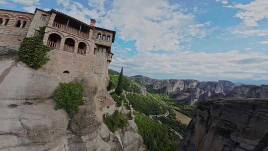 Fpv， Meteora，希腊，修道院