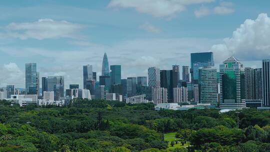 深圳南山建筑延时，腾讯华润大厦，建筑延时