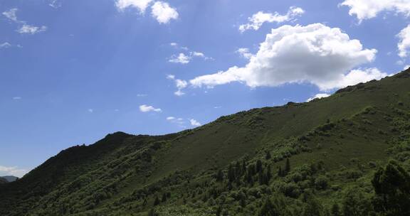 青海互助浪士当景区延时摄影视频