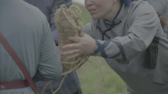 4k村民在送别红军