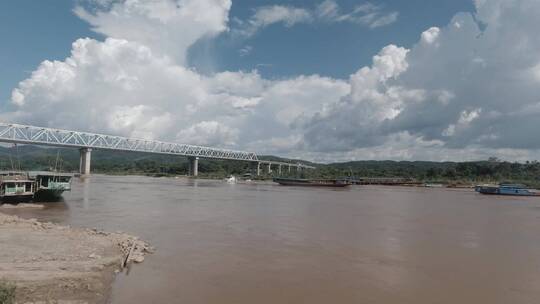湄公河美景视频素材模板下载