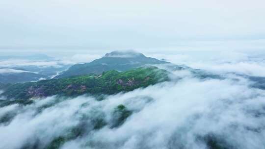 云海山景航拍视频4K