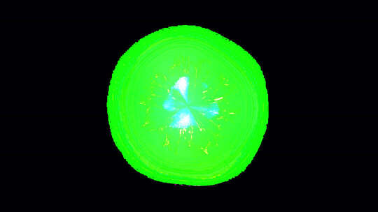 绿色圆形光效素材
