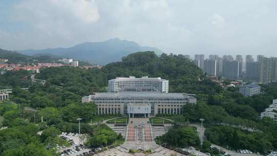 航拍福建莆田市政府莆田市人民政府