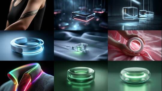 未来科技生物传感创新医疗健康监测高清在线视频素材下载