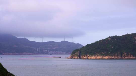 福建霞浦海边风车