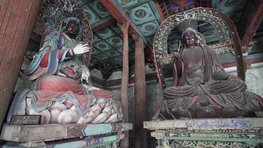 平遥双林寺菩萨彩塑雕塑