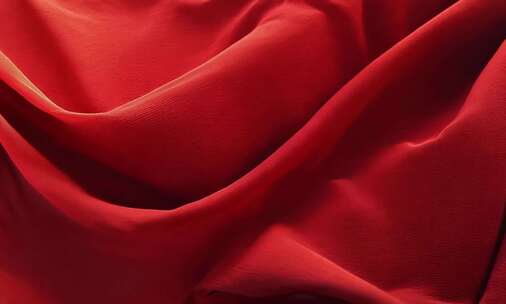 红色绸缎特写