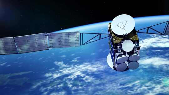 卫星哈雷卫星视频素材模板下载