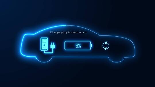 科技未来绿色能源汽车智能充电桩技术