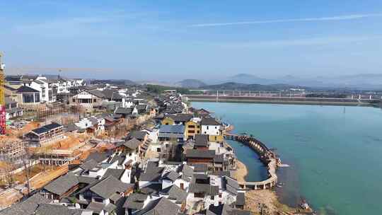 4K江苏宜兴阳羡旅游窑湖小镇风景区