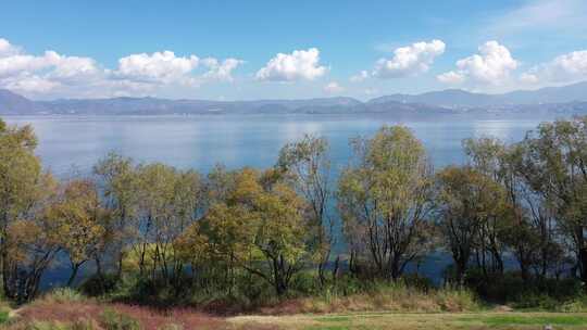 大理洱海丽江秋天秋景昆明滇池抚仙湖美景视频素材模板下载