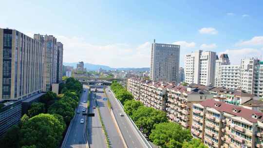 杭州西湖景区西湖大道风景视频素材