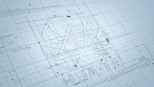 设计线稿质感logo演绎AE模板