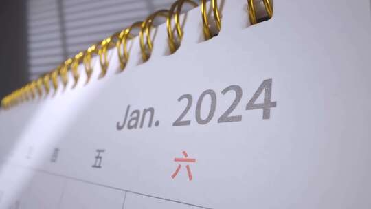 2024年重阳节日历视频素材模板下载