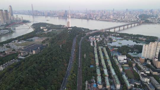 武汉城市风光地标建筑航拍