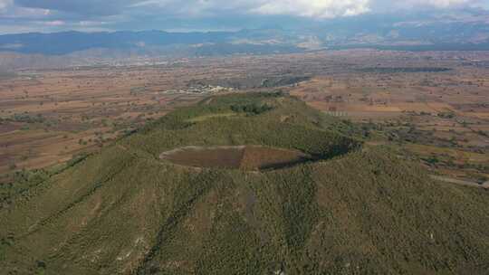 墨西哥， Caxcantla，火山，非活