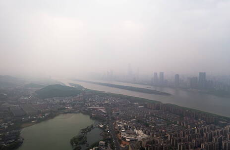 长沙暴风雨来临延时摄影