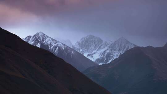 山，雾，云，雪