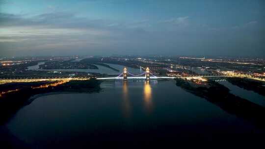 万福大桥(夜景）