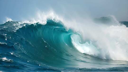 大海海浪乘风破浪巨浪大海系列视频素材模板下载