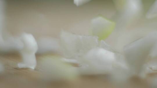 切葱花做饭视频素材模板下载