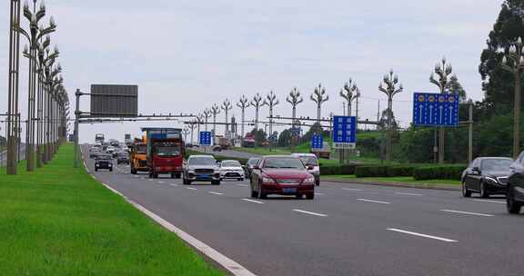 4K高清实拍道路交通车流