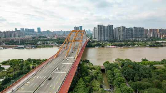 佛山_平江大桥_道路桥梁航拍