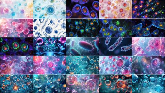 生物细胞 医疗科研高清在线视频素材下载