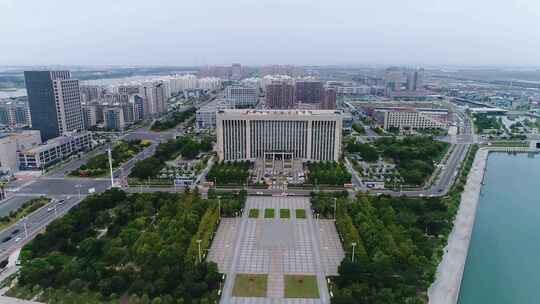 航拍河北曹妃甸