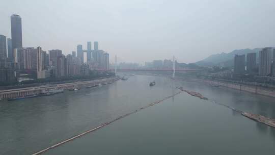 重庆城市风光航拍视频素材模板下载