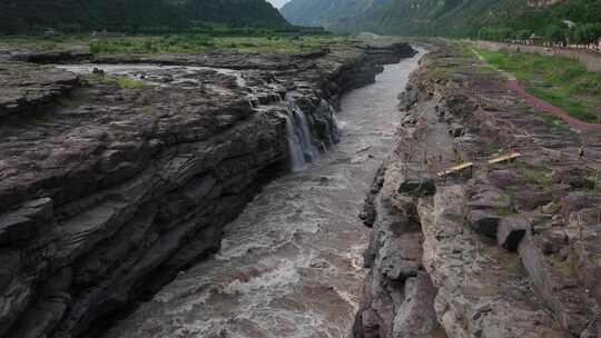 黄河黄河壶口瀑布江河山河河流奔腾河流长江