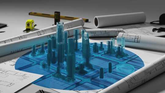 桌面虚拟建筑生长