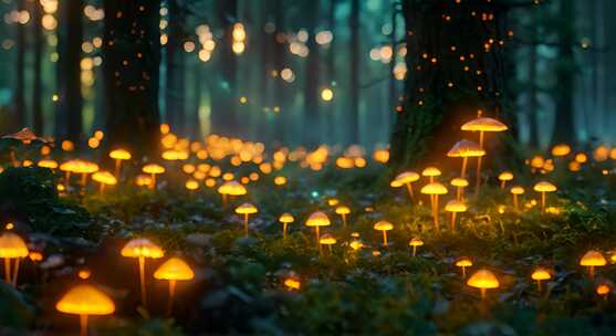 梦幻 蘑菇森林