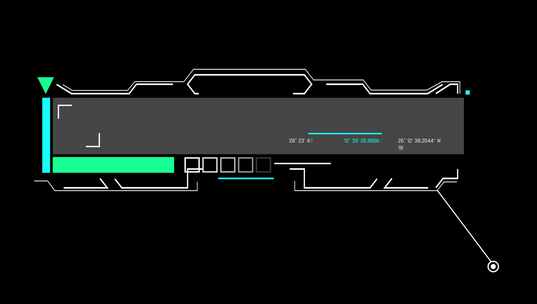 科技感文字字幕条指示线背景未来智能炫酷