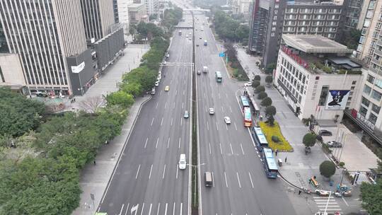 重庆红锦大道建筑航拍