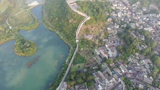 贵州贵阳城市风光旅游景点航拍