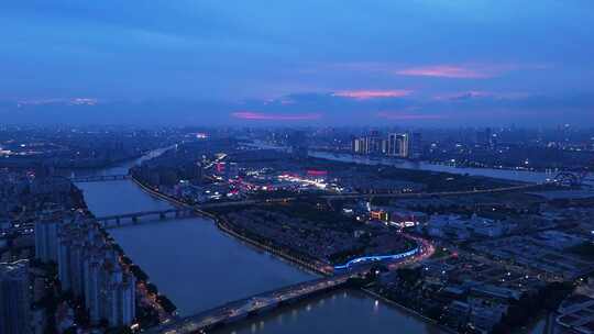 广州番禺洛溪 沙溪 厦滘夜景