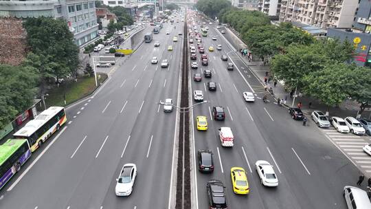 重庆红锦大道建筑航拍