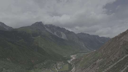 西藏察隅县大山航拍