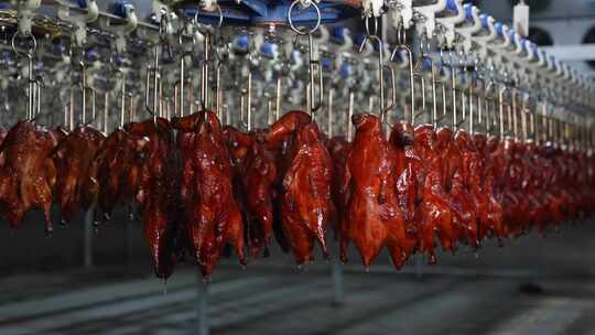 南京烤鸭生产工厂北京烤鸭板鸭鸭子养殖美食