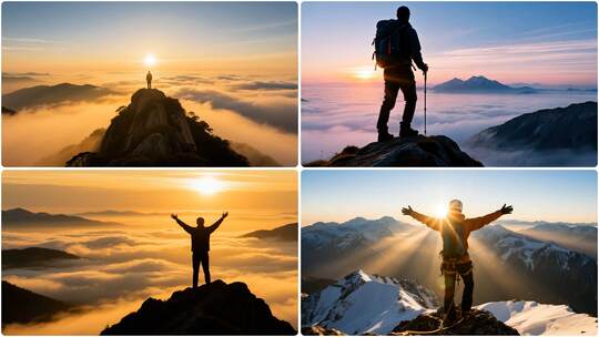 勇攀高峰 突破自我 企业激励 企业宣传