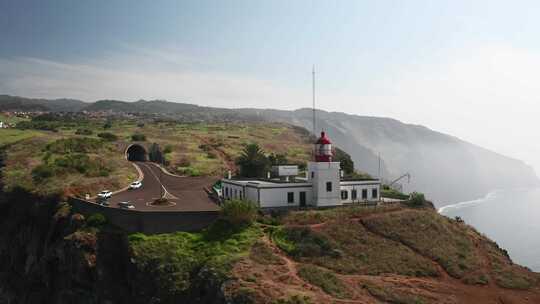 灯塔，悬崖，海洋，海岸