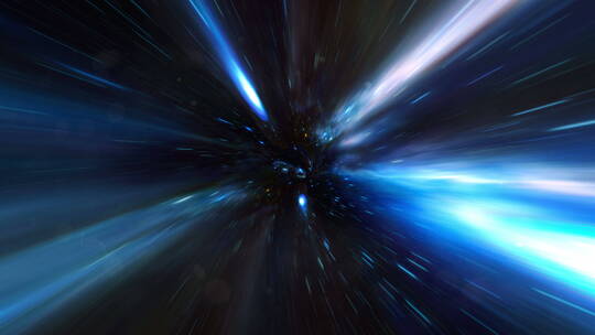 虫洞空间宇宙穿梭漫游跳跃黑洞视频素材模板下载