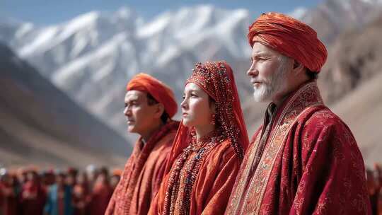帕米尔高原上的塔吉克传统婚礼